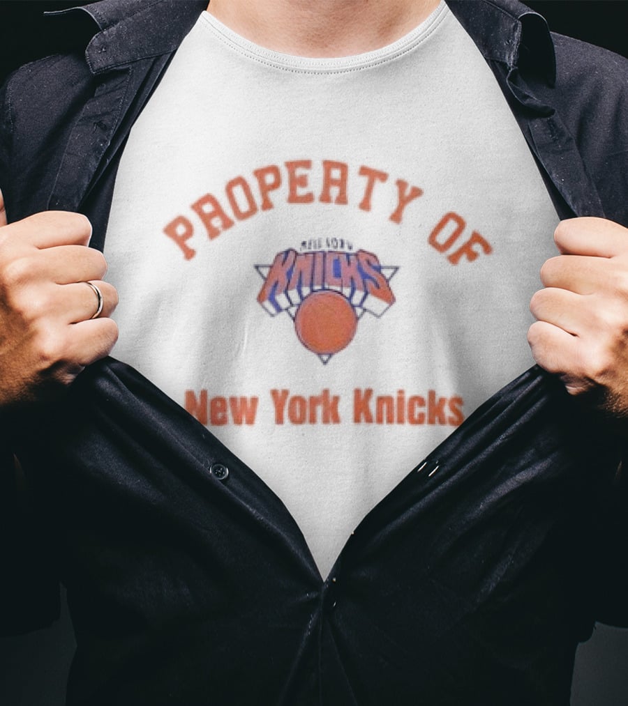 Property Of New York Knicks NBA Team Knicks Basketball T-Shirt