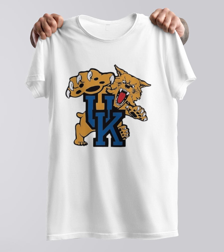 University Of Kentucky Wildcats UK Claw Mascot Sports Team T-Shirt