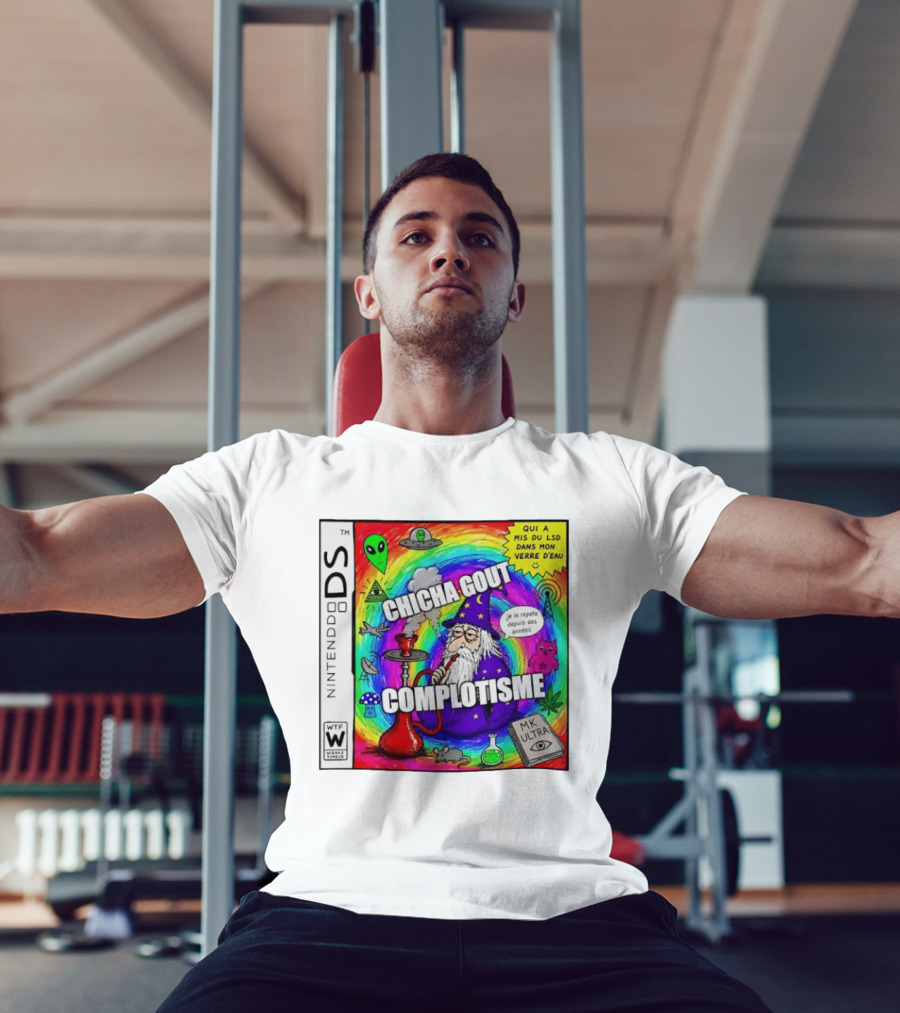 Nintendo DS Chicha Gout Complotisme Wizard Alien MK Ultra T-Shirt