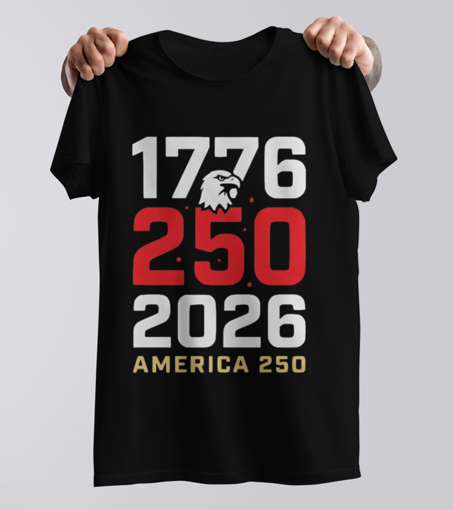 1776 2026 America 250 Eagle Celebration T-Shirt