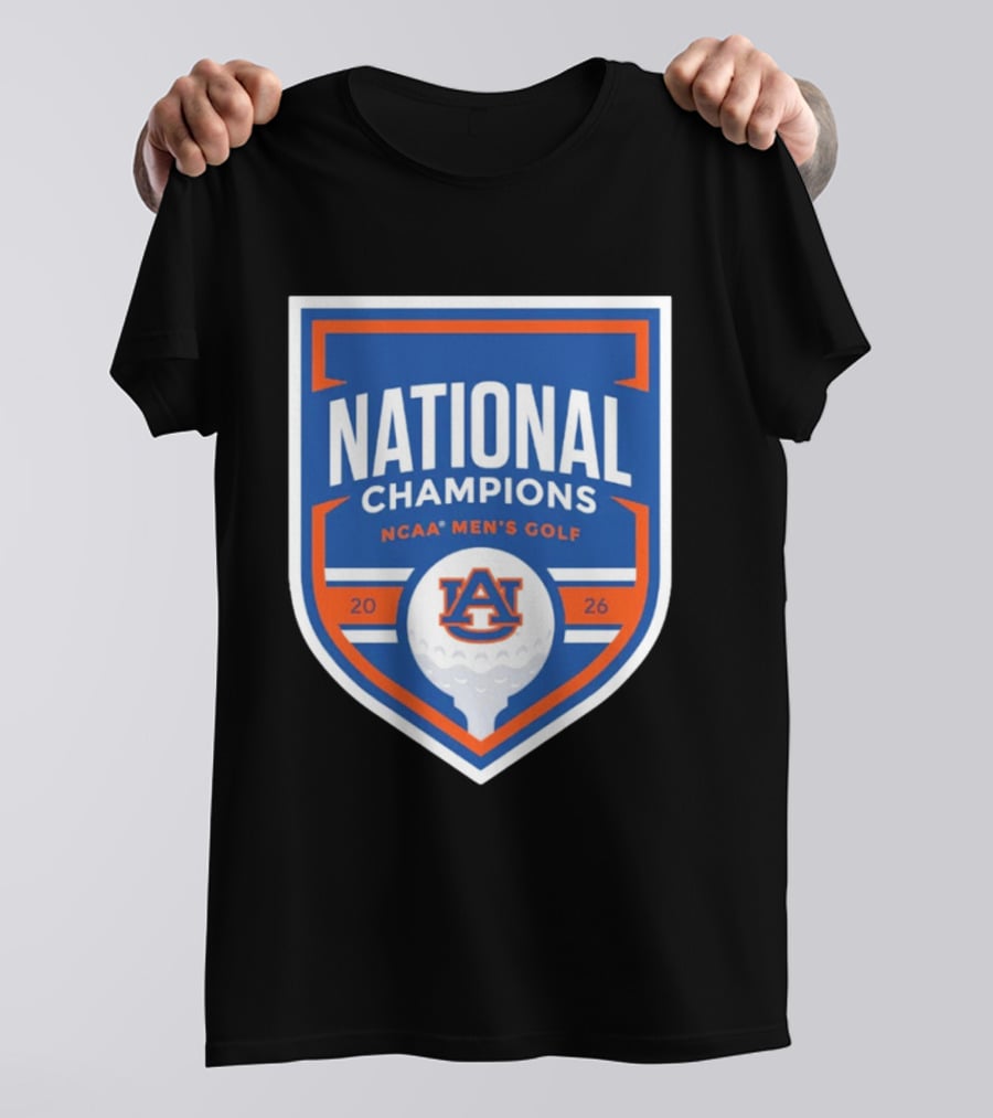 Auburn Tigers National Champions 2026 NCAA Men's Golf T-Shirt