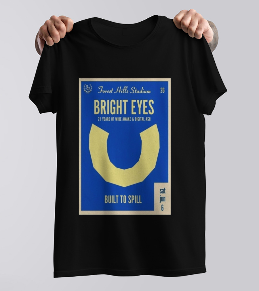 Forest Hills Stadium Bright Eyes 21 Years Of Wide Awake And Digital Ash Built To Spill June 6 T-Shirt