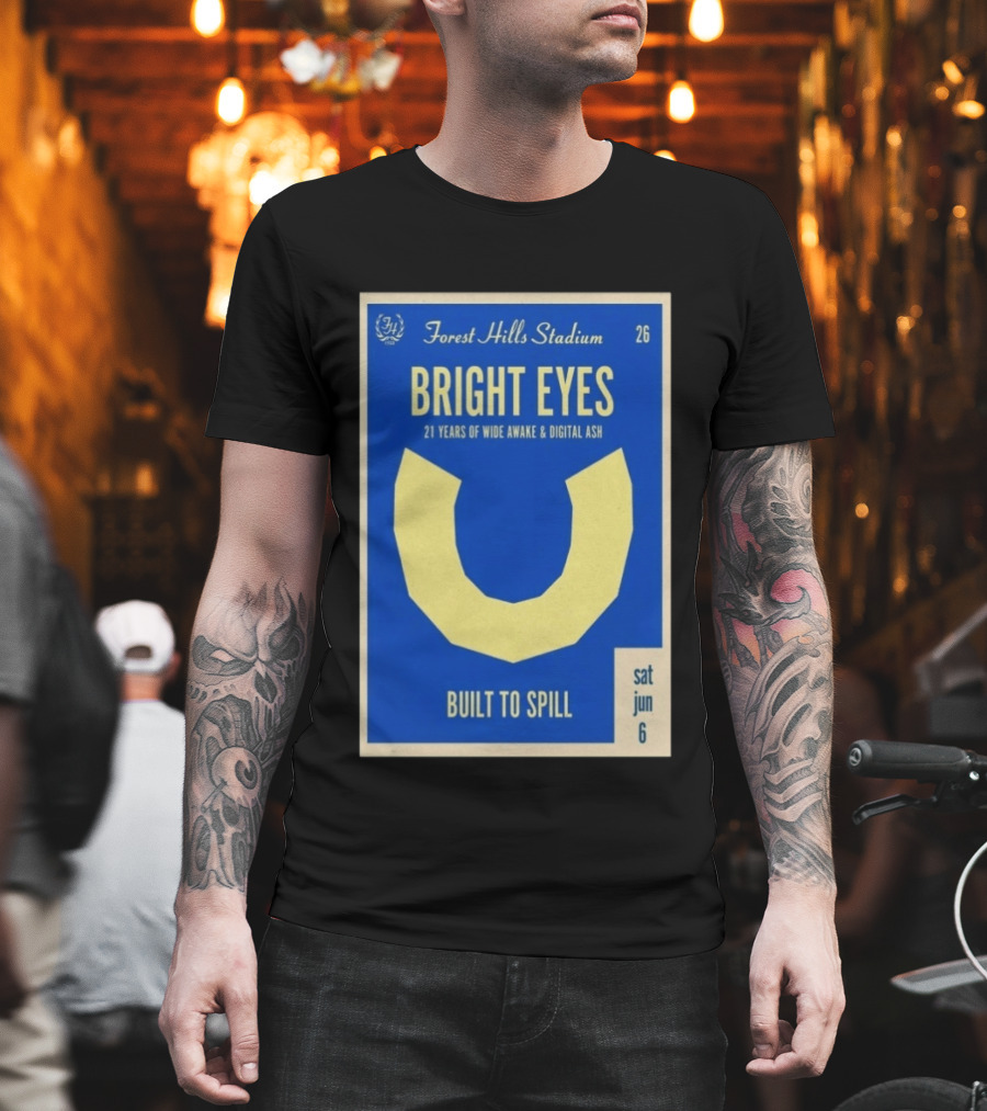 Forest Hills Stadium Bright Eyes 21 Years Of Wide Awake And Digital Ash Built To Spill June 6 T-Shirt