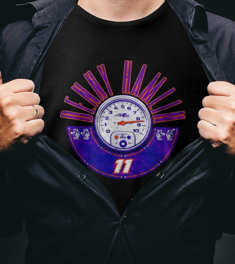 Denny Hamlin 11 Tachometer Joe Gibbs Racing Nascar Cup Series T-Shirt