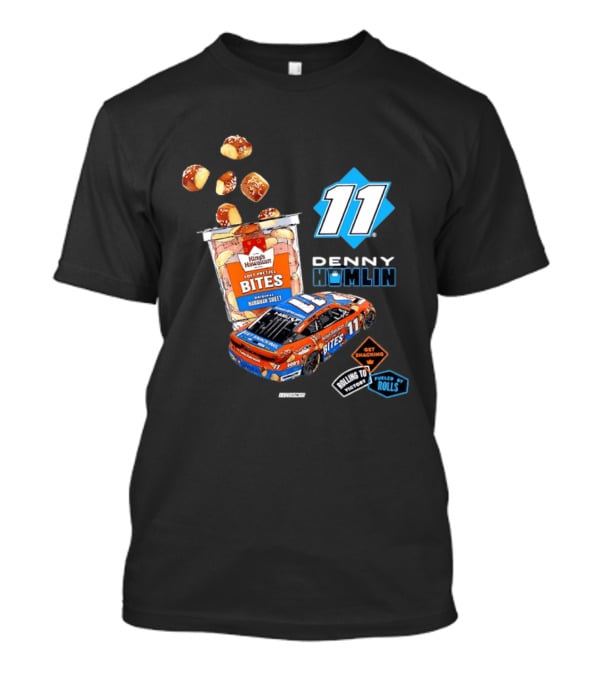 Denny Hamlin 11 Kings Hawaiian Soft Pretzel Bites Joe Gibbs Racing NASCAR T-Shirt
