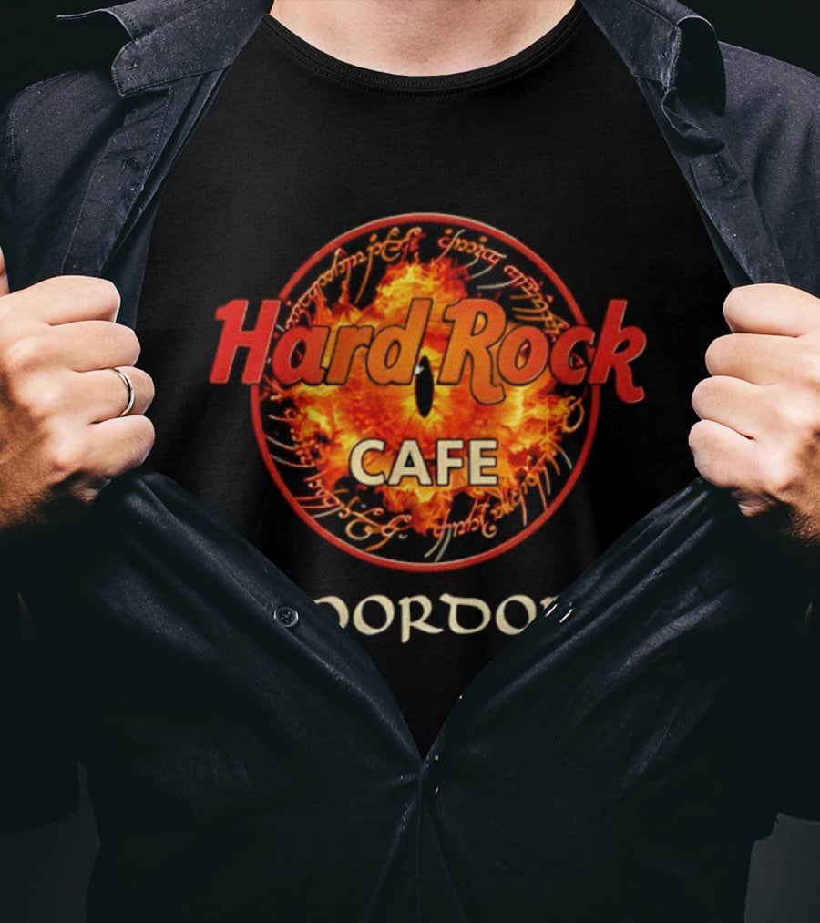 Hard Rock Cafe Mordor Eye Of Sauron The Lord Of The Rings T-Shirt