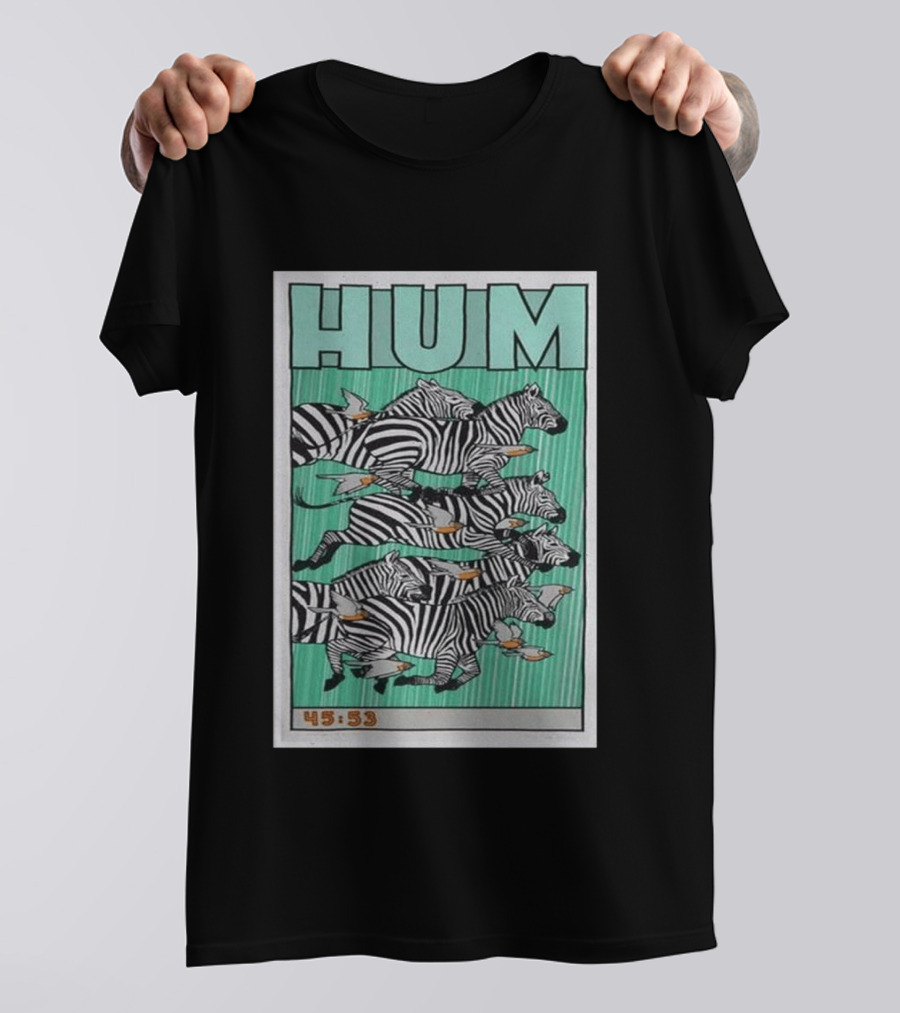 Hum Band Tour 2026 Concert Zebras 45:53 T-Shirt
