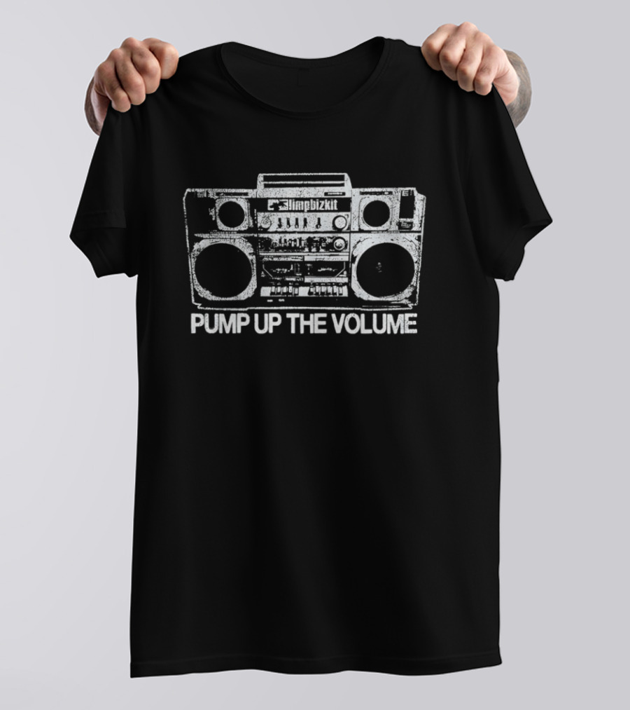 Limp Bizkit Pump Up The Volume Boombox 2026 Tour T-Shirt