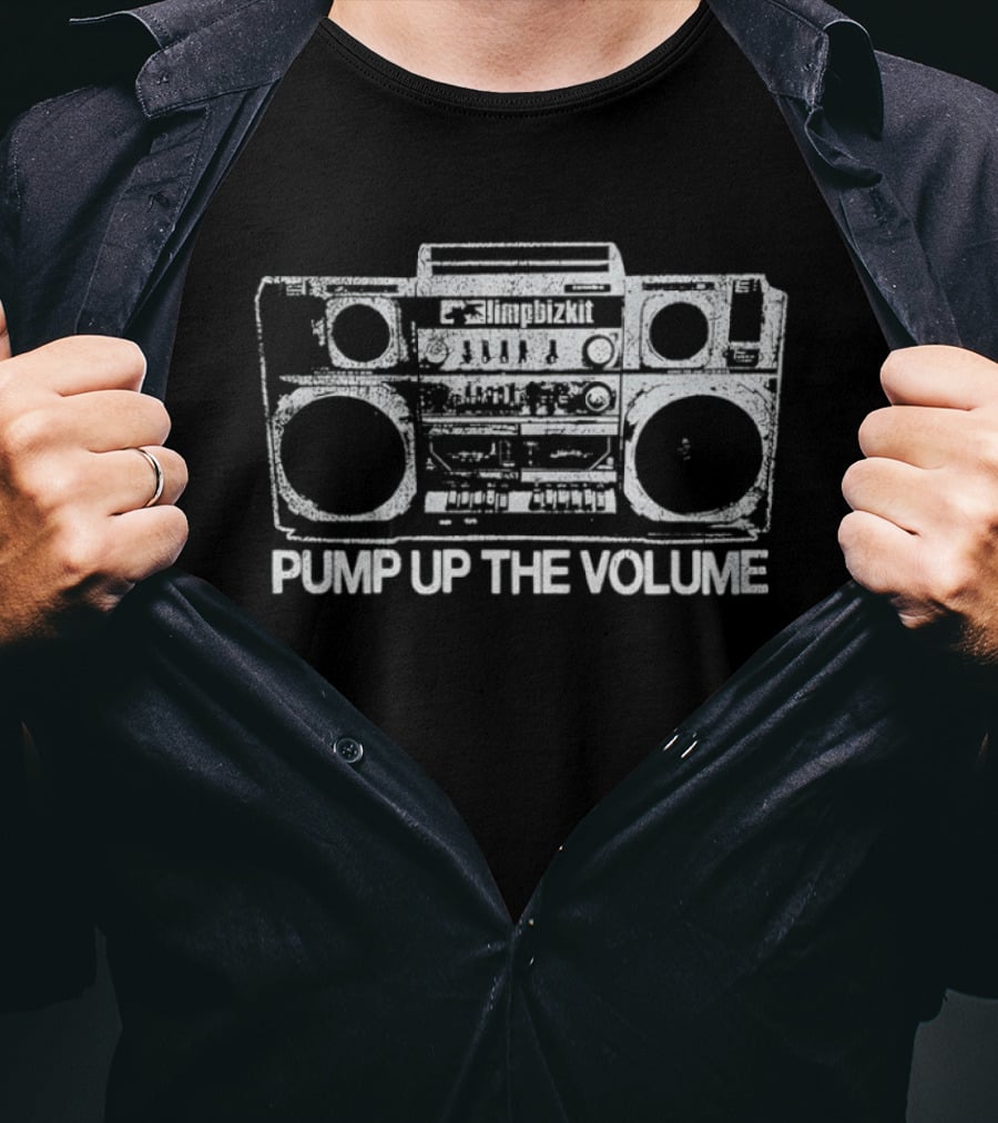 Limp Bizkit Pump Up The Volume Boombox 2026 Tour T-Shirt