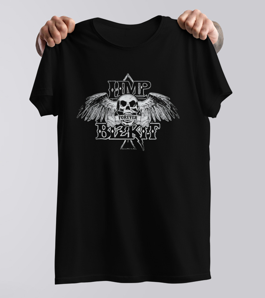 Limp Bizkit Skull Wings Forever Spade Tour 2026 T-Shirt