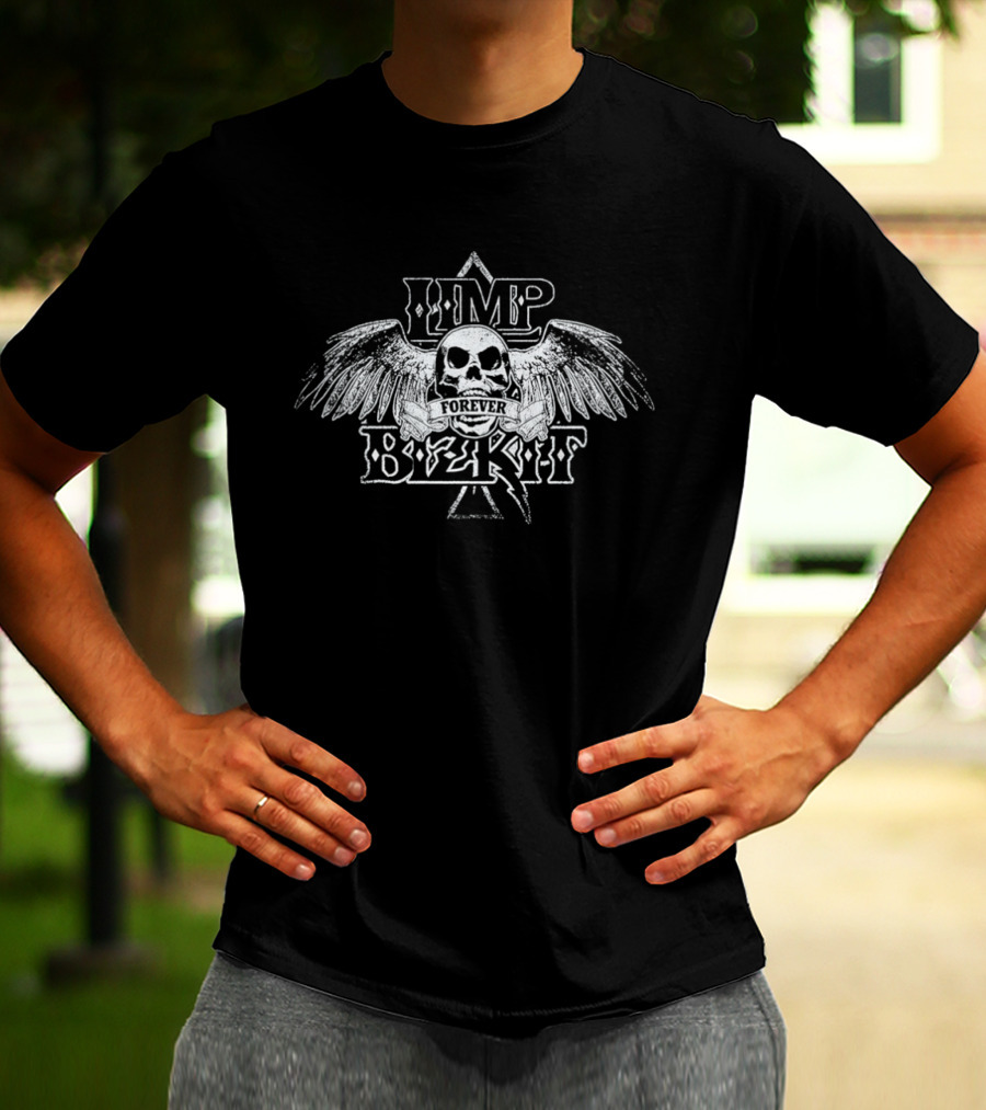 Limp Bizkit Skull Wings Forever Spade Tour 2026 T-Shirt