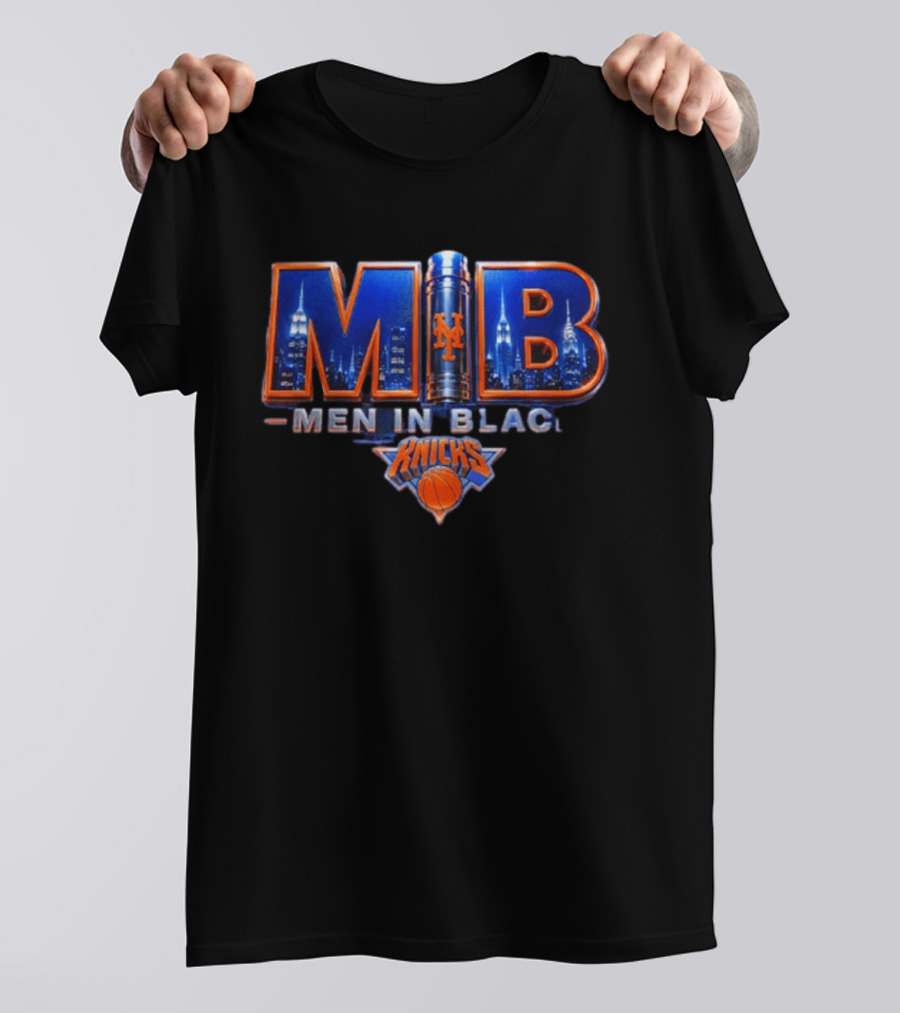 MIB Men In Black New York Knicks T-Shirt