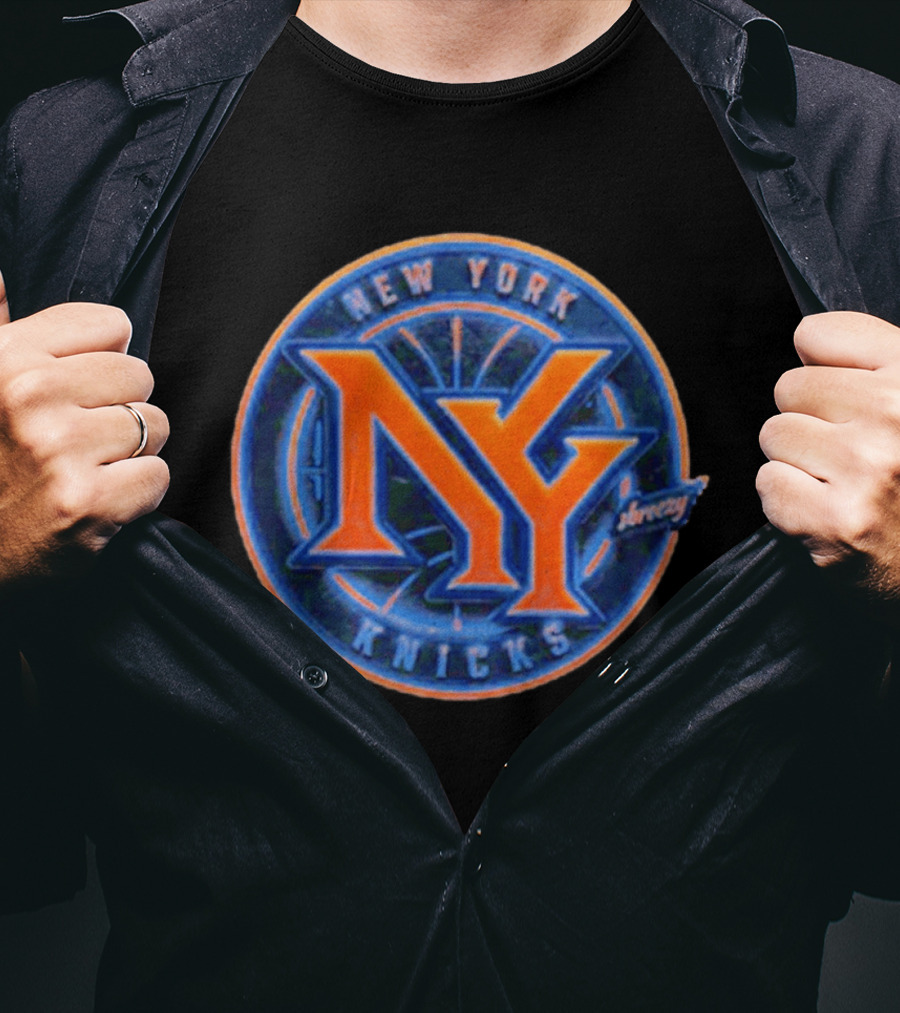 New York Knicks NY Jersey Team Stylized T-Shirt
