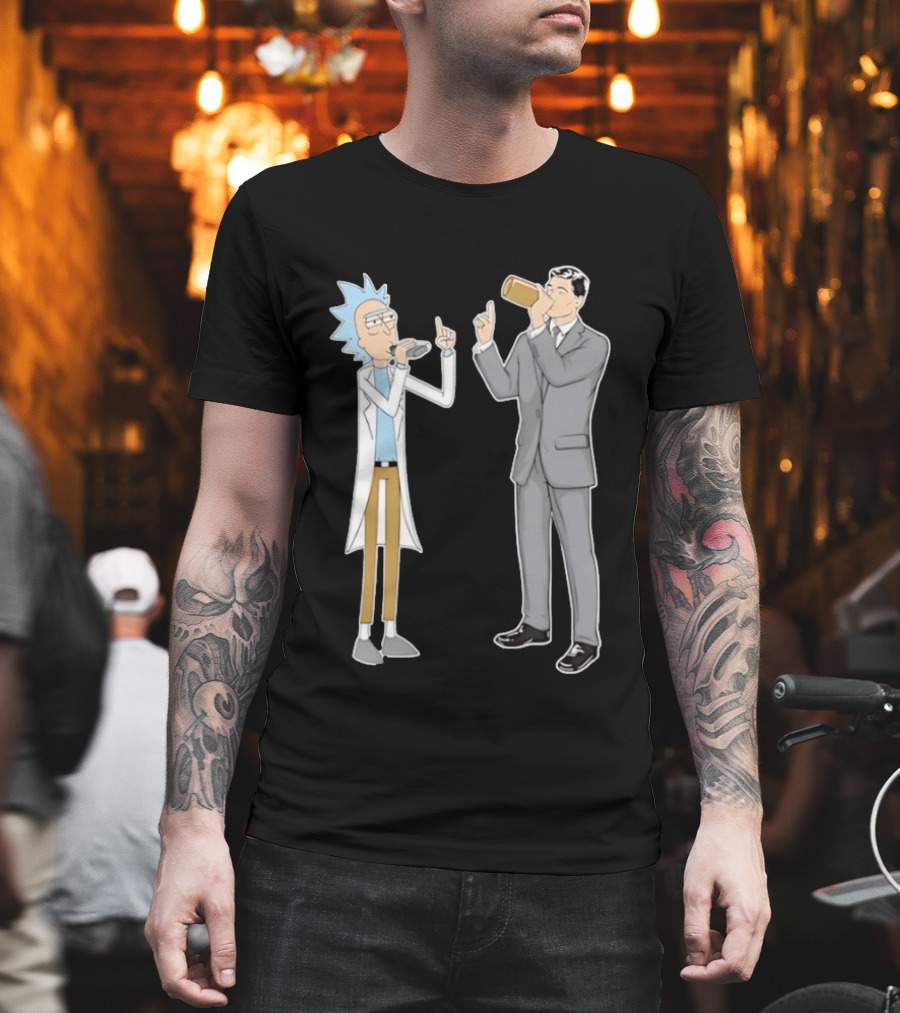 Rick Sanchez And Sterling Archer Drinking T-Shirt