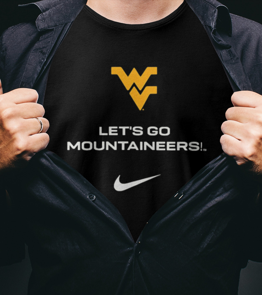 West Virginia Mountaineers Let's Go Mountaineers Nike T-Shirt