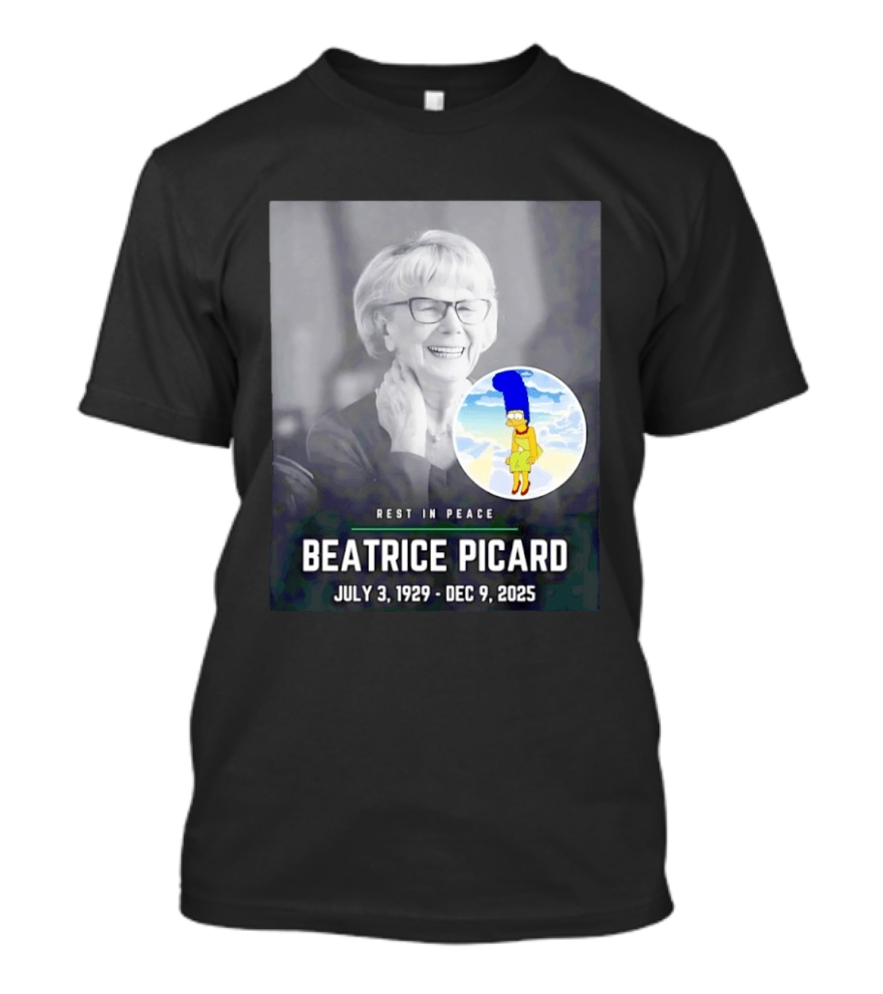 Rest In Peace Beatrice Picard July 3 1929 To Dec 9 2025 T-Shirt