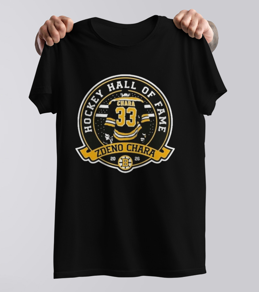 Hockey Hall Of Fame Zdeno Chara 33 Boston Bruins 2026 T-Shirt