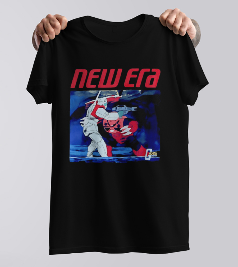 New Era Gundam 1979 Anime Battle Scene T-Shirt
