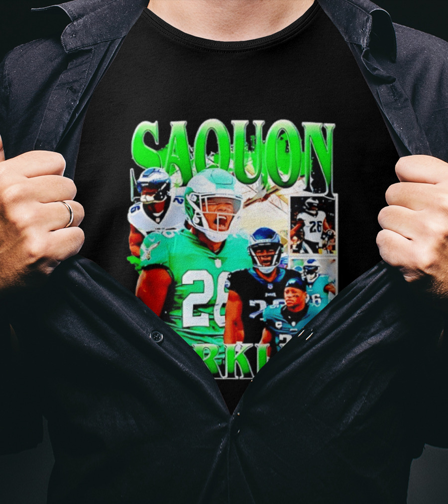 Saquon Barkley 26 Philadelphia Eagles NFL Football 2026 T-Shirt