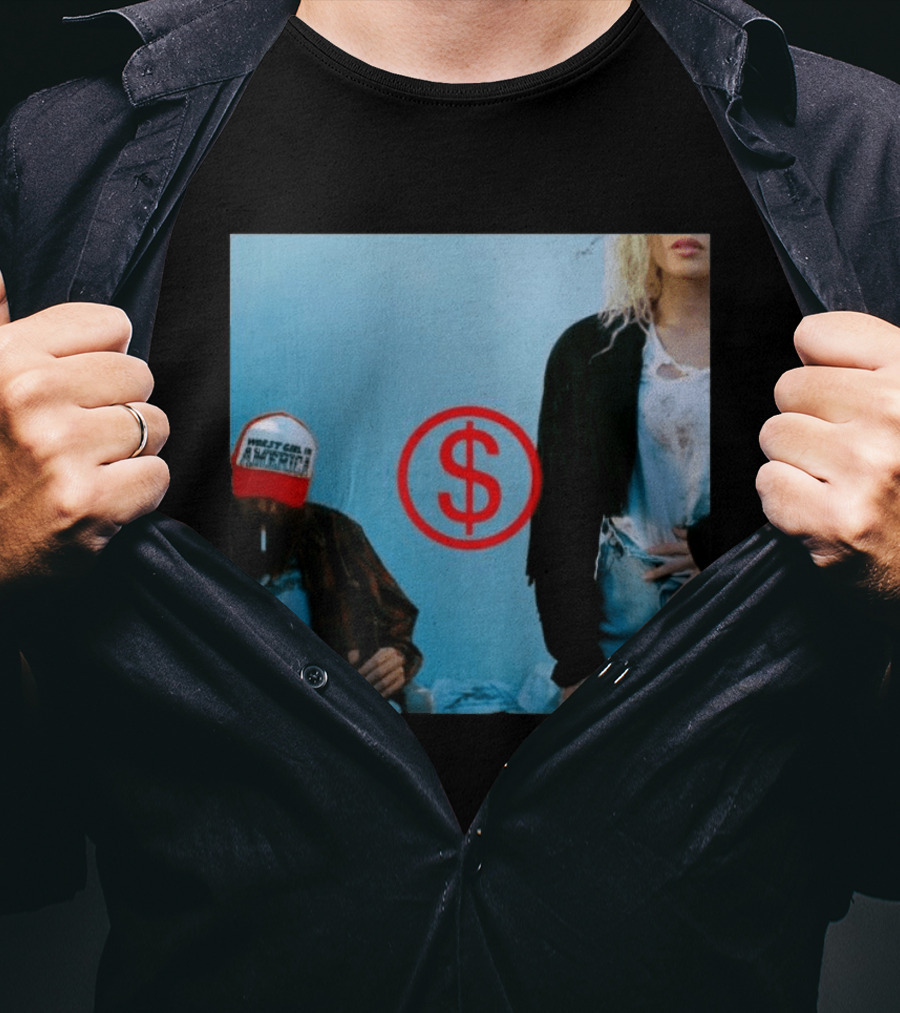 Slayyyter Worst Girl In America Vinyl CD Album Cover Red Dollar T-Shirt