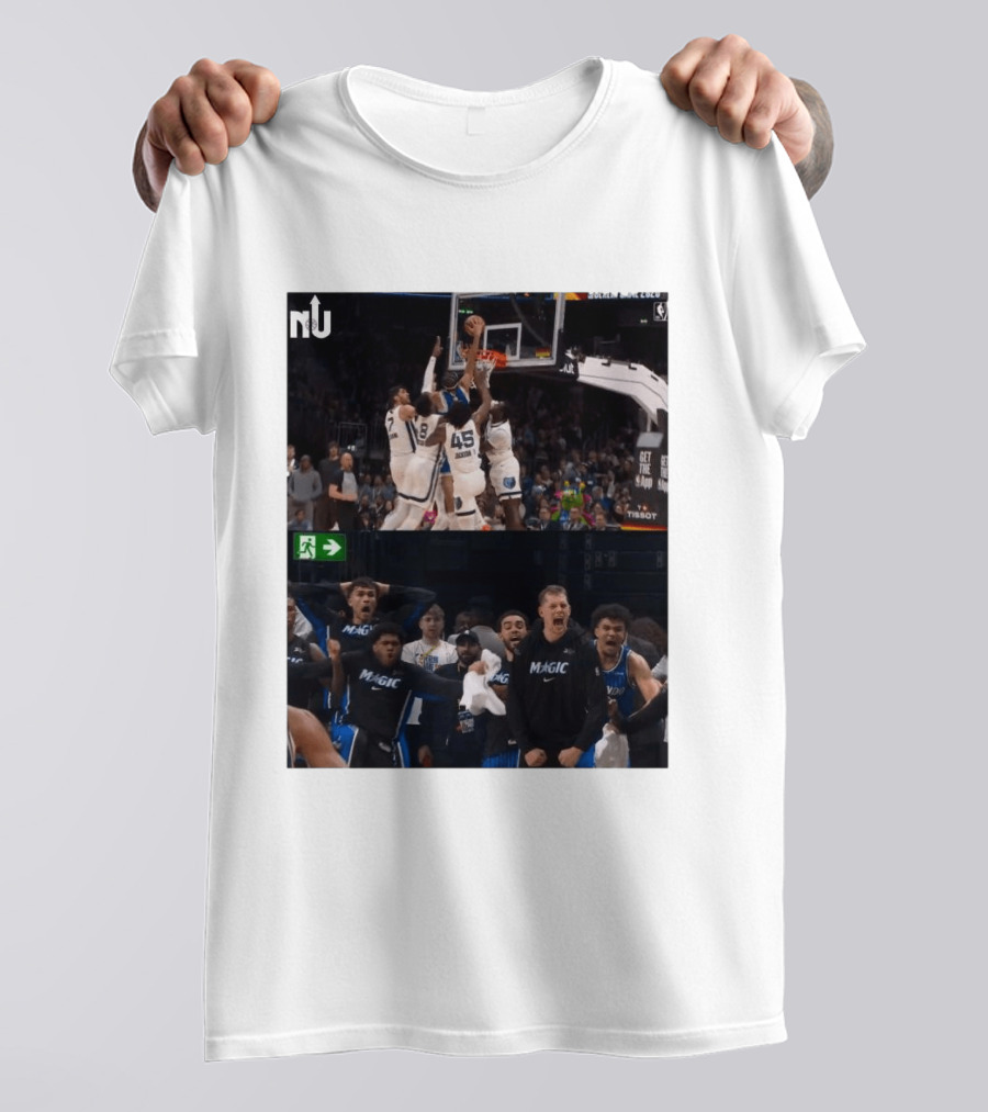 Anthony Black Dunk Against Memphis Grizzlies Magic Reaction T-Shirt
