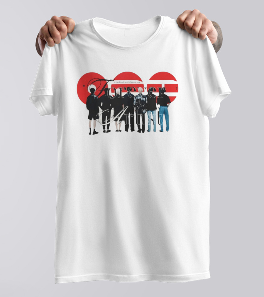 BTS OT7 2026 Comeback We Will Work Hard To Become Your Forever Artist T-Shirt