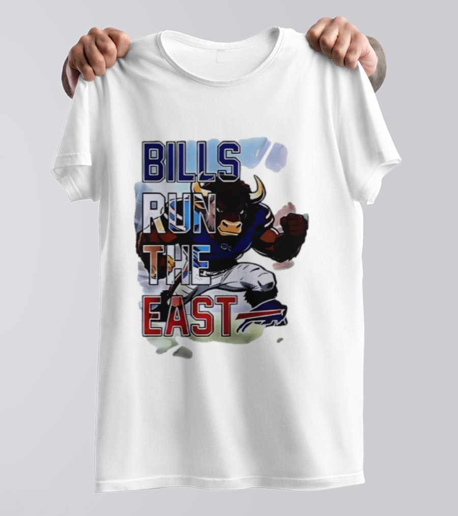 Bills Run The East Buffalo Bills 2025 Wild Card Weekend T-Shirt