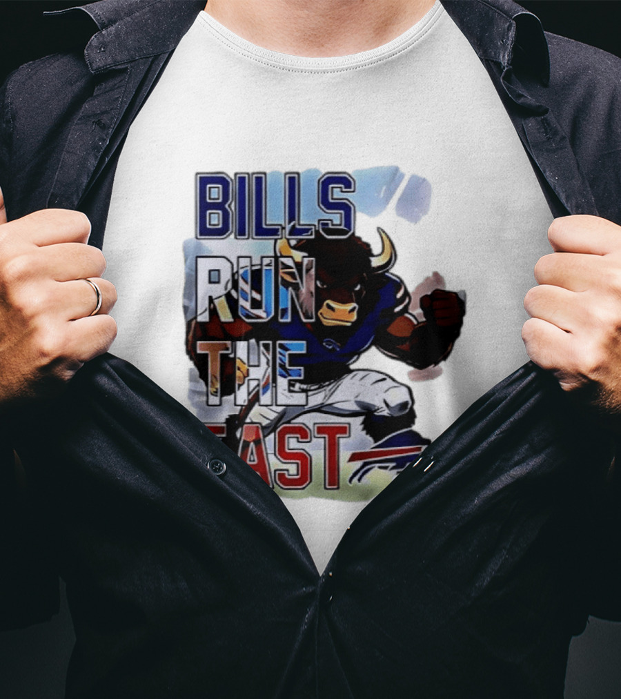 Bills Run The East Buffalo Bills 2025 Wild Card Weekend T-Shirt