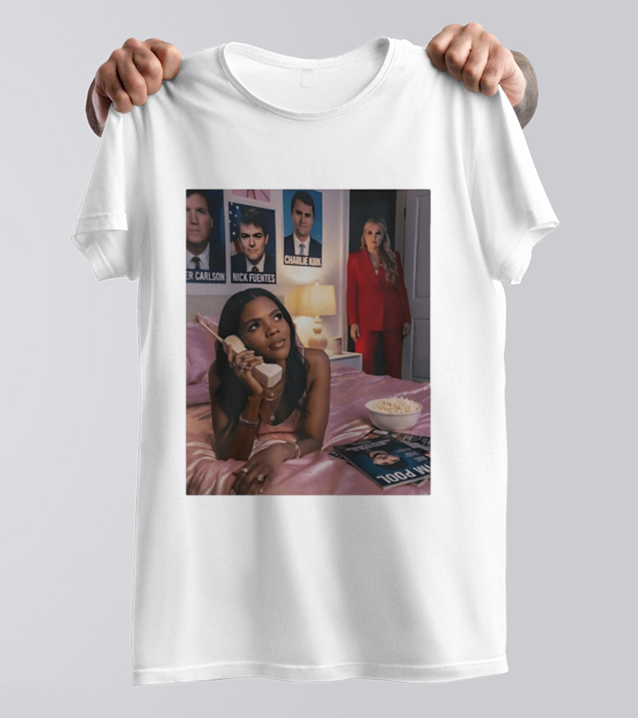 Candace Owens Phone Call Tucker Carlson Nick Fuentes Charlie Kirk S T-Shirt
