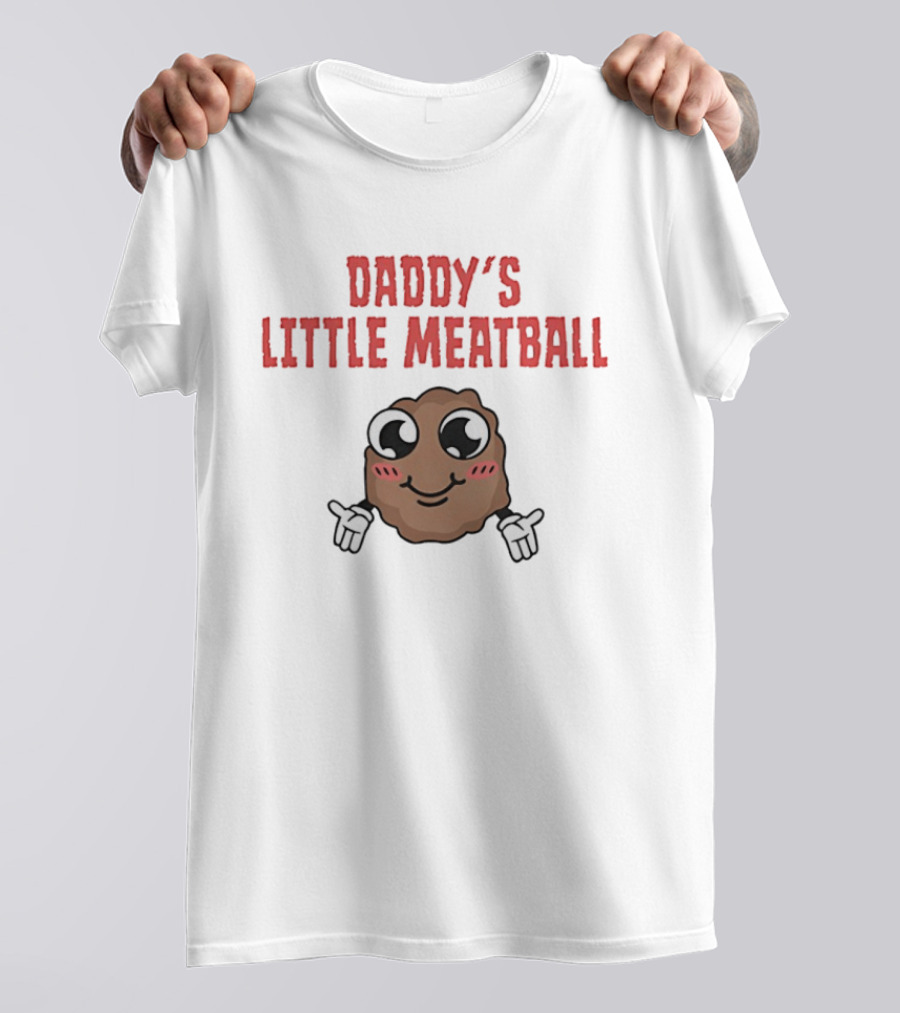 Daddy's Little Meatball Happy Gilmore 2 Fun Cartoon T-Shirt