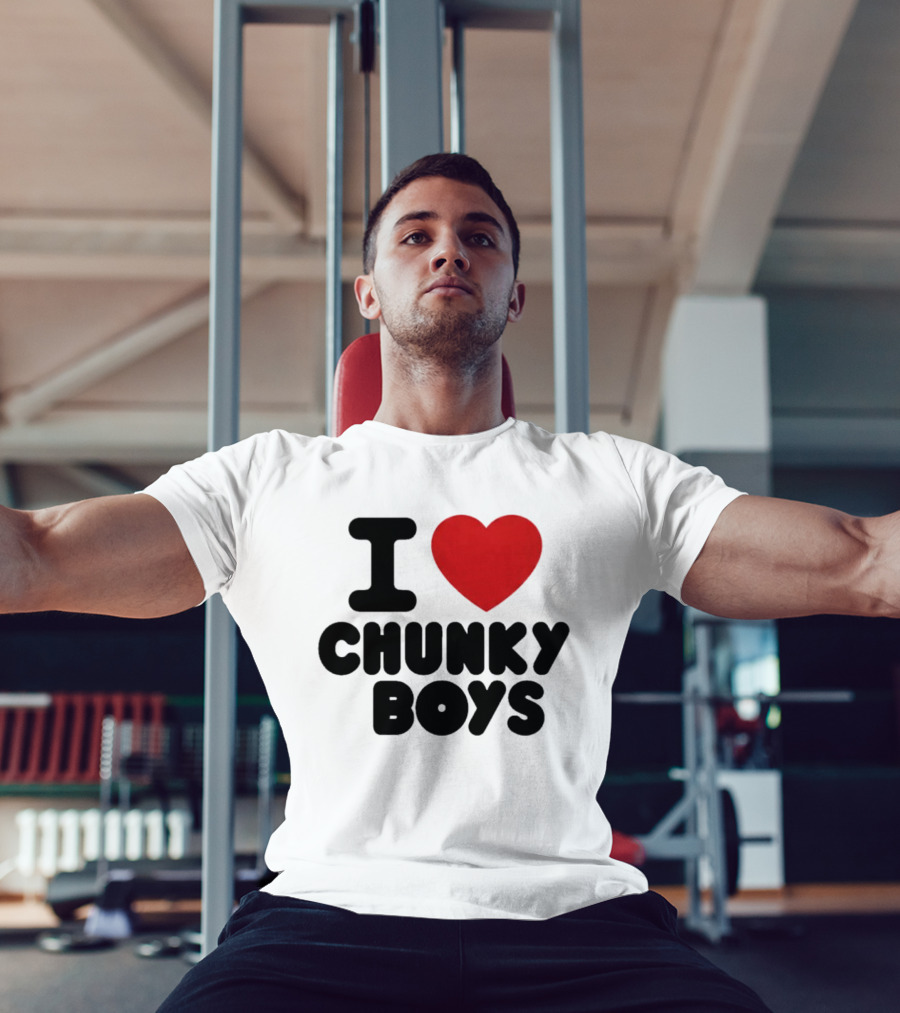 I Love Chunky Boys Heart T-Shirt