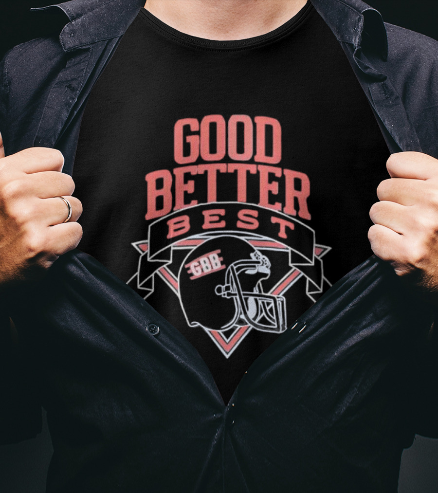 Chicago Bears Good Better Best SGR Helmet T-Shirt