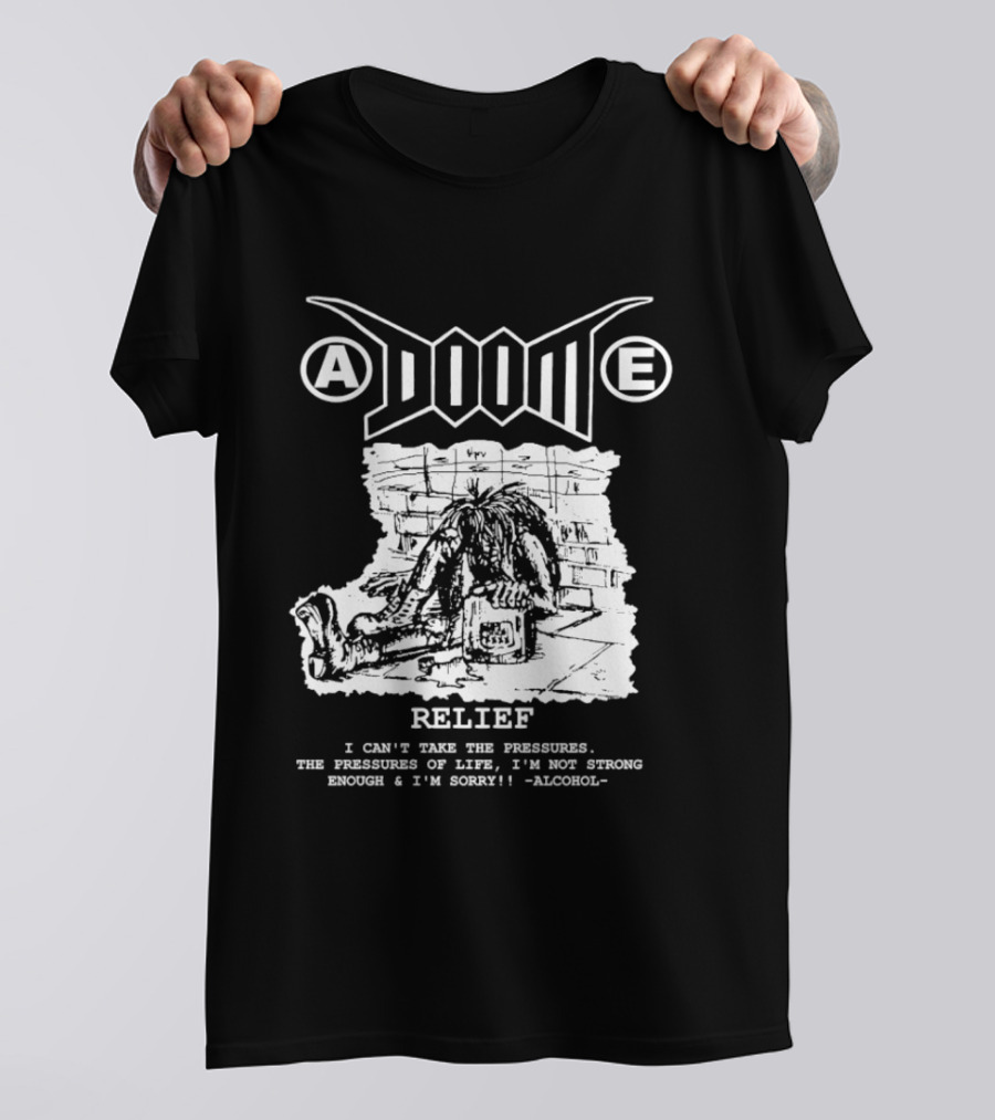 ADIIIE Relief I Can't Take The Pressures I'm Not Strong Enough And I'm Boakin Malcolm T-Shirt