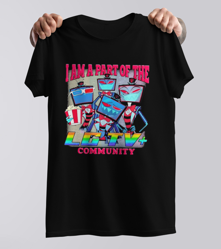 I Am A Part Of The LG TV Community Hazbin Hotel Vox T-Shirt
