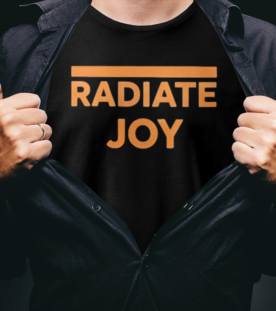 Radiate Joy Positive Vibes Motivation T-Shirt