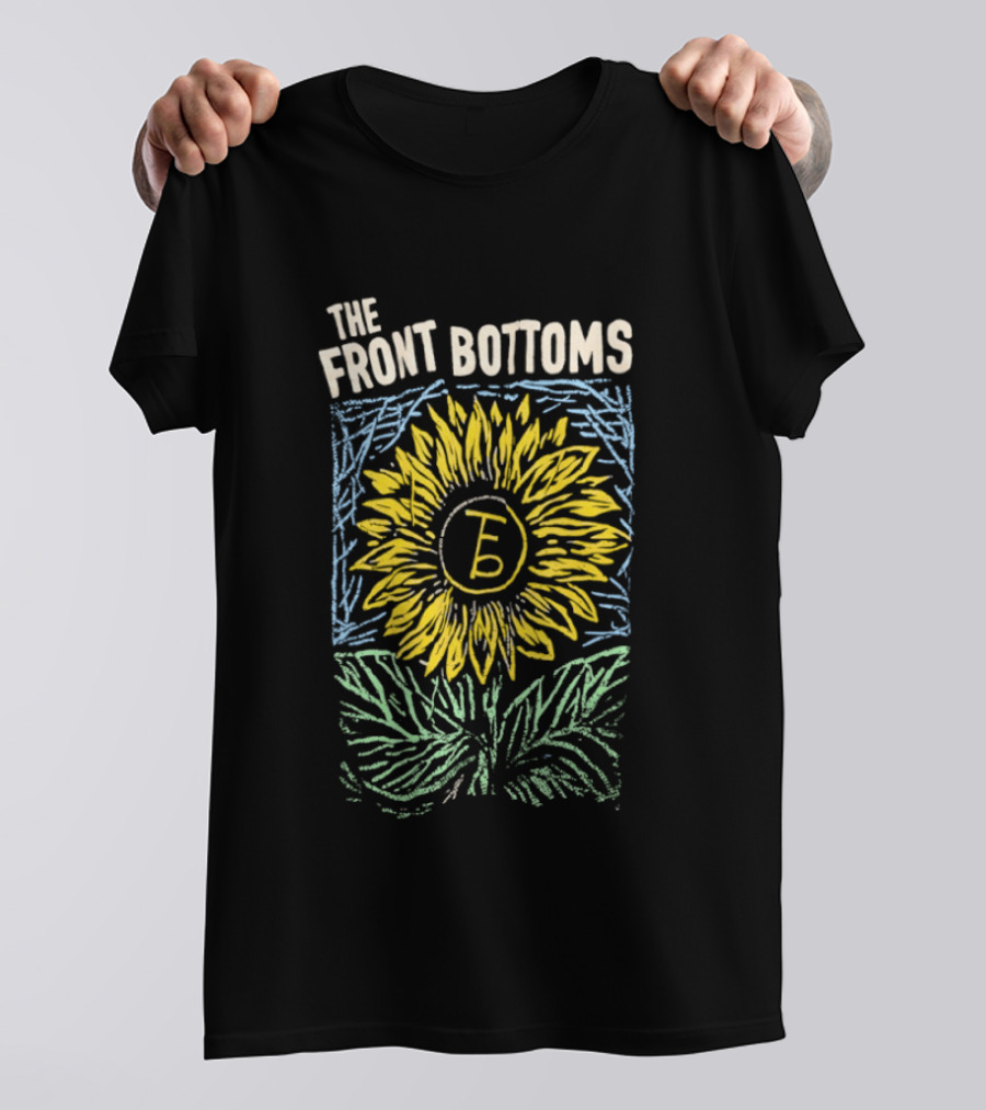 The Front Bottoms Sunflower TFBS Yellow Flower T-Shirt