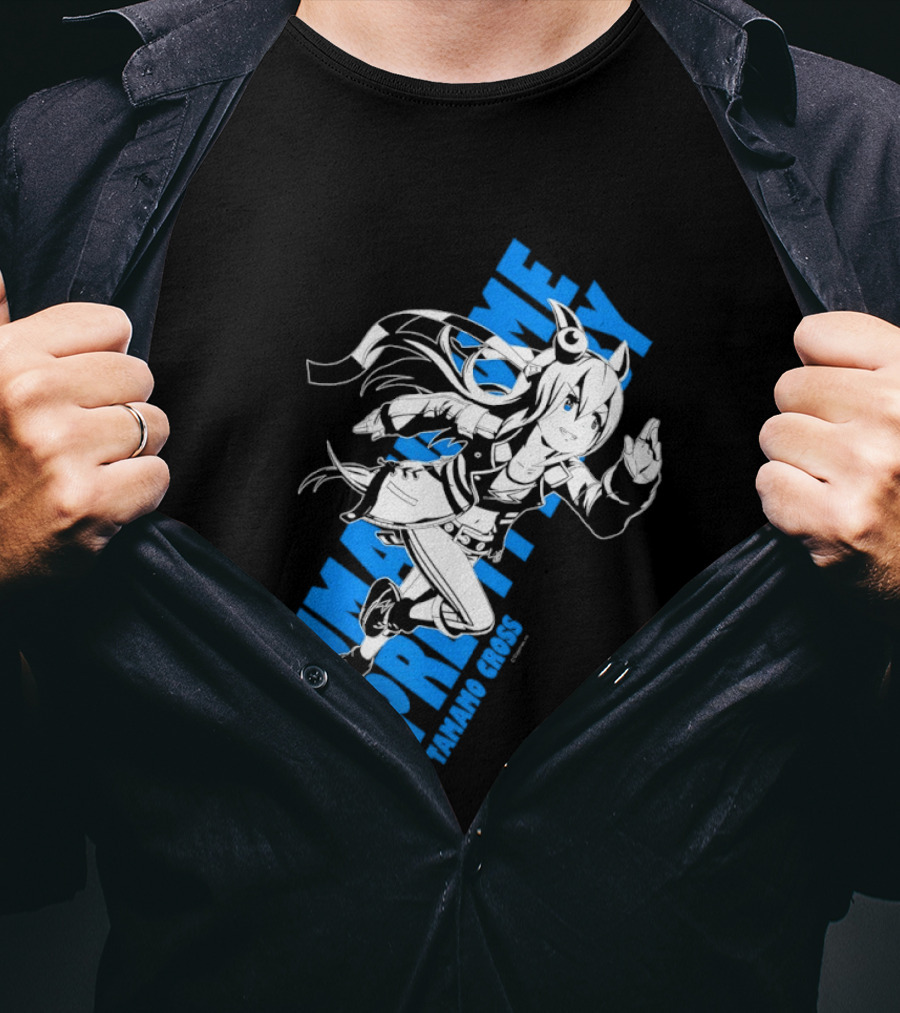 Tamamo Cross Umamusume Pretty Derby Character Racing T-Shirt