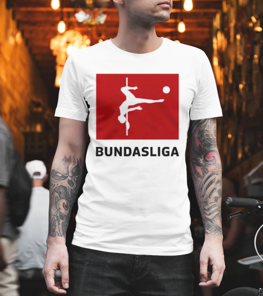 CA$HANOVA BULHAR BUNDASLIGA Parody Soccer Pole Dance Icon Red T-Shirt