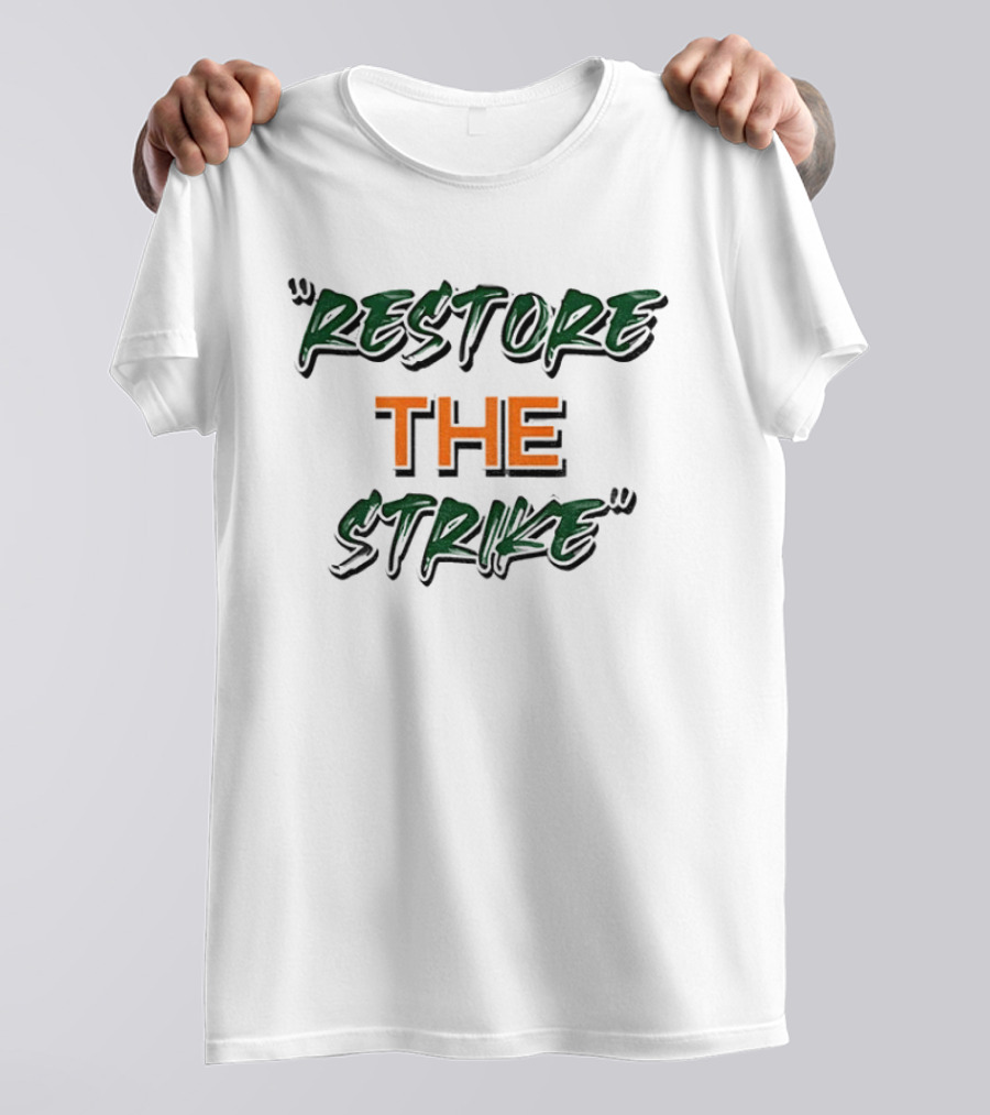 Quinn XCII Restore The Strike Green And Orange T-Shirt