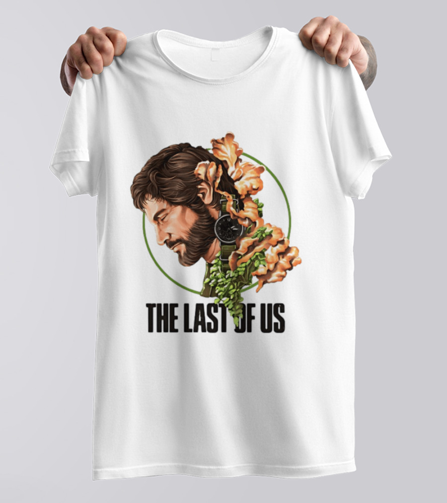 The Last Of Us Joel Portrait With Nature T-Shirt