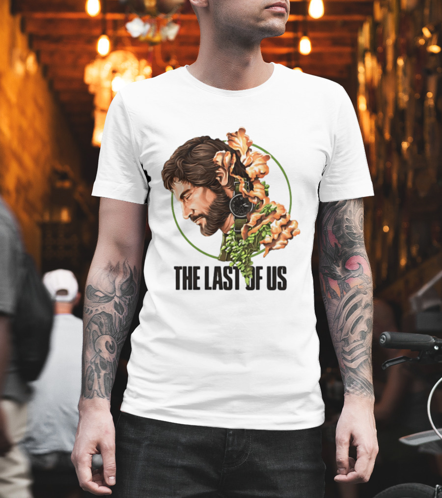 The Last Of Us Joel Portrait With Nature T-Shirt