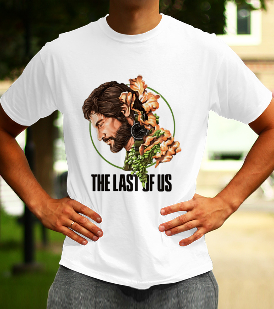 The Last Of Us Joel Portrait With Nature T-Shirt