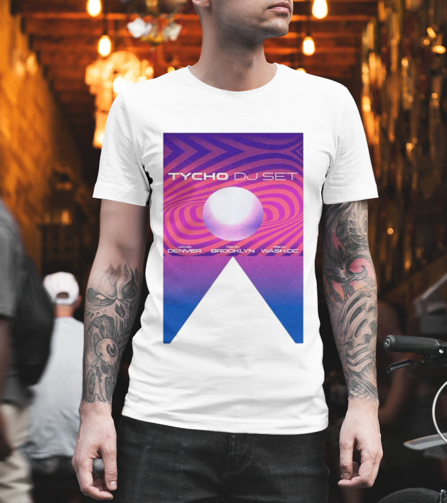 Tycho DJ Set Tour Jan Feb 2026 Denver Brooklyn DC T-Shirt