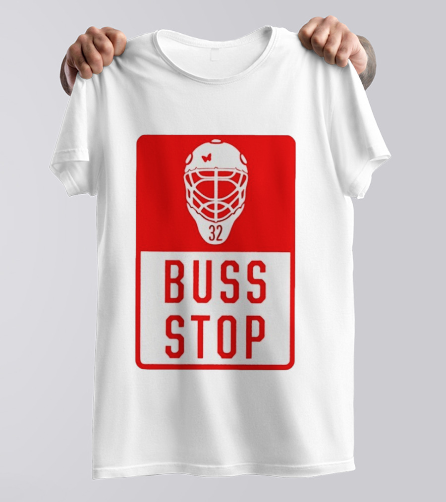 Carolina Hurricanes Buss Stop 32 Mask T-Shirt