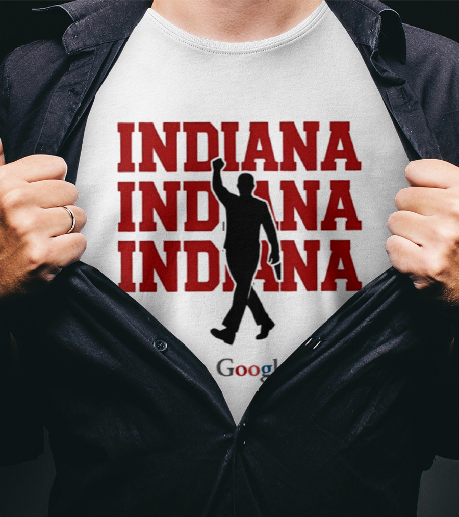 Indiana Indiana Indiana I Win Google Me Football T-Shirt
