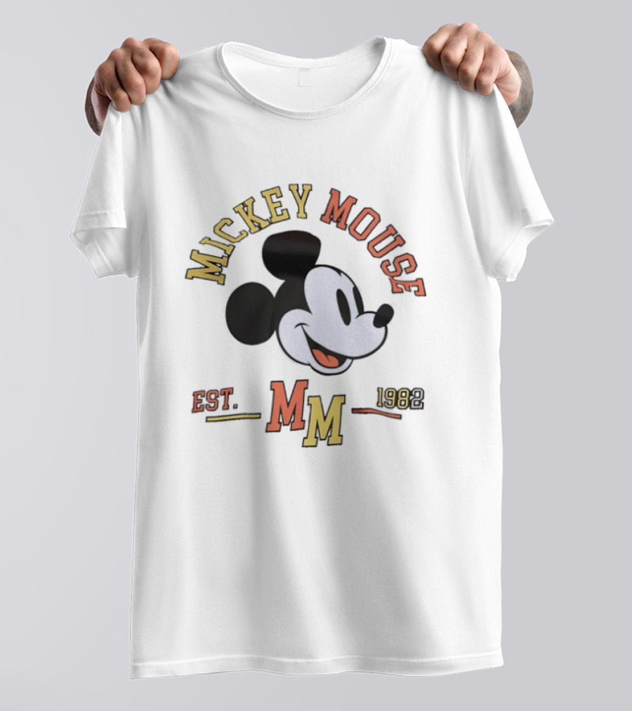 Mickey Mouse Big Head MM Est 1982 T-Shirt