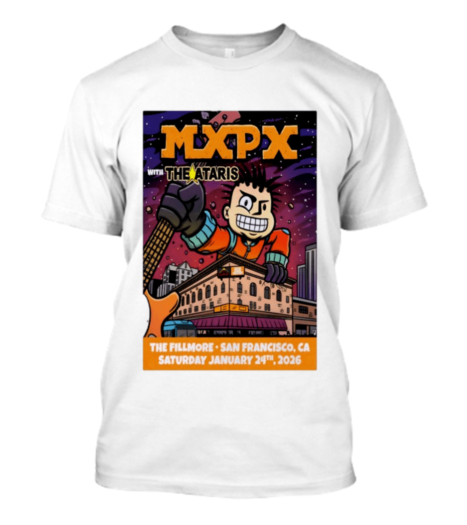 MXPX With The Ataris The Fillmore San Francisco January 24 2026 T-Shirt