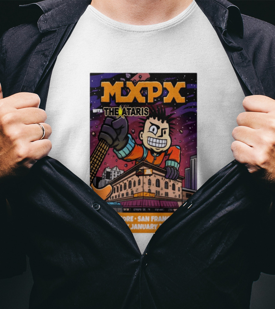 MXPX With The Ataris The Fillmore San Francisco January 24 2026 T-Shirt