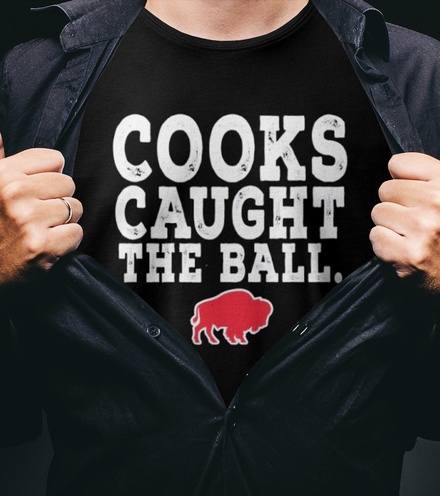 Buffalo Bills Cooks Caught The Ball Red Buffalo T-Shirt