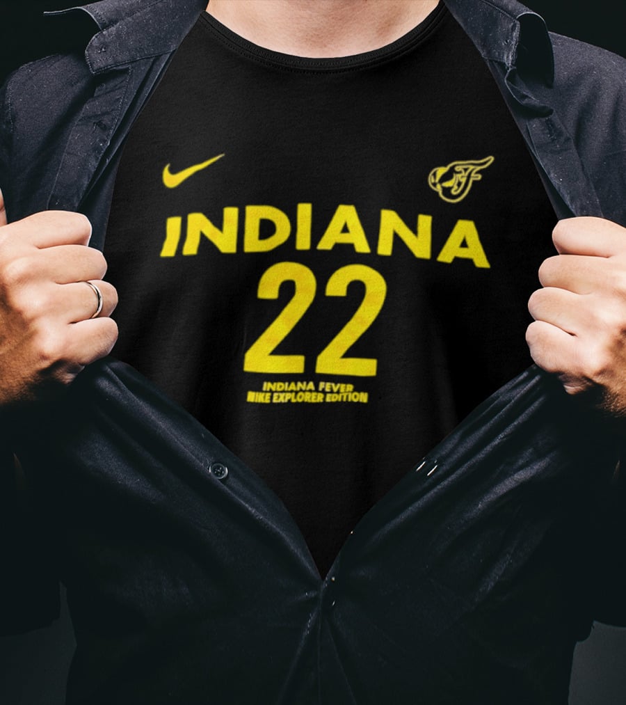Nike Indiana Fever 22 Caitlin Clark Explorer Edition T-Shirt